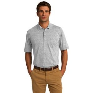 Port & Company® 5.5 Oz. Jersey Knit Pocket Polo Shirt