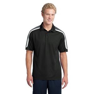 Sport-Tek® Tricolor Shoulder Micropique Sport-Wick® Polo Shirt
