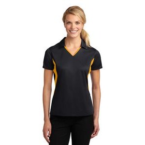 Sport-Tek Ladies' Side Blocked Micropique Sport-Wick Sport Polo Shirt