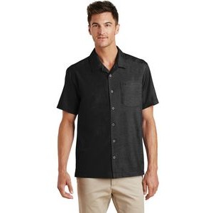 Men's Port Authority® Textured Camp Shirt