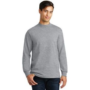 Port & Company® Essential Mock Turtleneck Long Sleeve Shirt