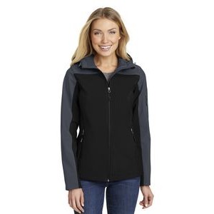 Port Authority Ladies' Hooded Core Soft Shell Jacket