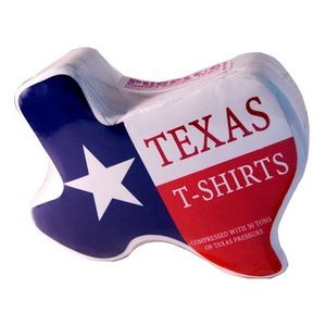 Texas Shaped Compressed T-Shirt