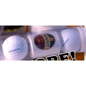 Compressed Velour Golf Towel & 2 Golf Balls (11"x18")