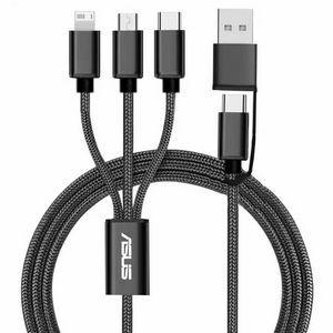 Connect Reach 5ft 3-in-1 Braided Charging Cable