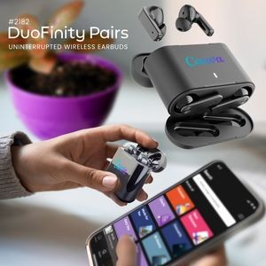 DuoFinity Pairs Noninterrupted Wireless Earbuds