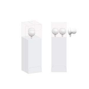 Earbud Blister Packaging With White Insert