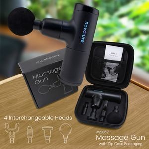 Massage Gun with Zip Case Packaging