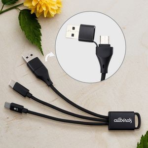 Connect Plus 3-in-1 Charging Cable with Type-C Input