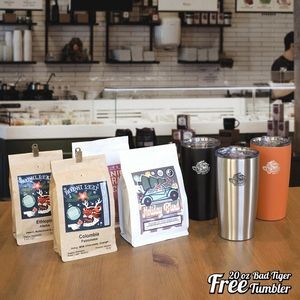 Direct Trade Specialty Coffee - Deluxe Gift, Free Bad Tiger Tumbler