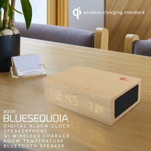 BlueSEQUOIA - Bluetooth Speaker And Wireless Charging Station