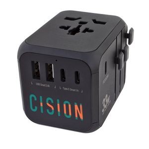 33W C Suite Universal Travel Adapter
