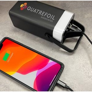 40K mAh Outdoor LED Light Up Fast Charging Power Bank