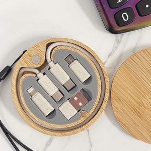 Bamboo Charging Cable/Accessory Kit