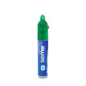 Mini Antibacterial Hand Sanitizer Pocket Spray w/Keychain