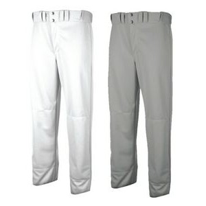 Youth Unhemmed Double Knit Relaxed Fit Baseball Pant w/ Longer Inseam
