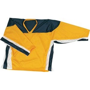 Adult Textured Mesh/Dazzle Cloth Hockey Jersey Shirt