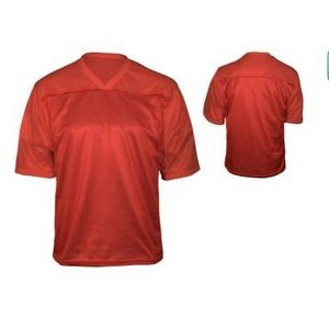 Adult Micro Mesh Full Length Football Jersey Shirt w/Self Neck Trim