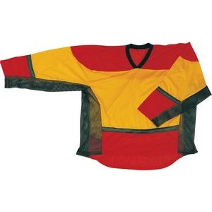 Adult Cool Mesh Hockey Jersey Shirt w/Tricot Mesh Side Panel