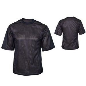 Adult Tricot Mesh Flag Football Jersey Shirt w/Rounded Neck