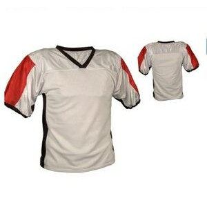 Adult Dazzle Cloth/Pro-Weight Textured Mesh Football Jersey Shirt w/Double Yoke