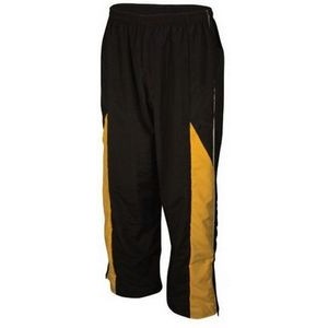 Adult 10 Oz. Stretch Double Knit Unlined Pull-On Warm Up Pant w/ Zippered Leg & Open Bottom