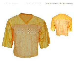 Youth Dazzle Cloth/ Micro Mesh Waist Length Football Jersey Shirt