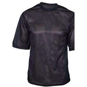 Youth Cooling Interlock Flag Football Jersey Shirt w/ Rounded Neck