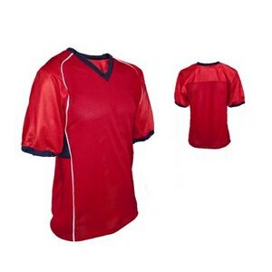 Adult Dazzle Cloth/Pro-Weight Textured Mesh Football Jersey Shirt w/2 Color Side