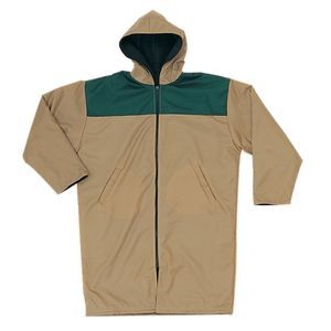 Taslan Youth Multi Sport Warm-Up Lined Parka Coat w/ 2 Color Front