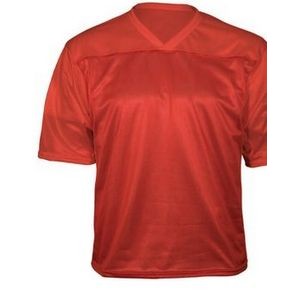 Youth Light Weight Cooling Interlock Full Length Football Jersey Shirt w/ Self Neck Trim
