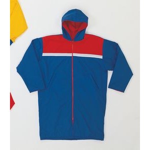 Youth Taslan Multi Sport Warm-Up Lined Parka Coat w/ 3 Color Front