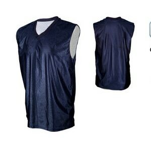 Women's Reversible Dazzle/Tricot Mesh Jersey Shirt w/ Cap Sleeve