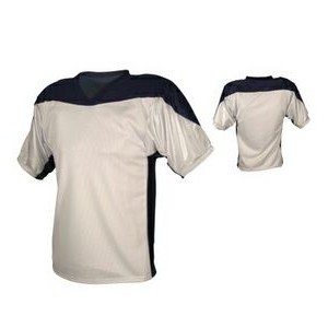 Adult Dazzle Cloth/Pro-Weight Textured Mesh Body Jersey Shirt w/Contrast Yoke