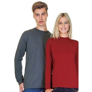 Classic Fit Heavyweight Cotton Long Sleeve T-Shirt (Union Made)