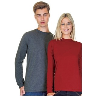 Classic Fit Heavyweight Cotton Long Sleeve T-Shirt (Union Made)