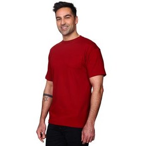 Men's Cotton Matching Pocket Short Sleeve T-Shirt (Union Made)