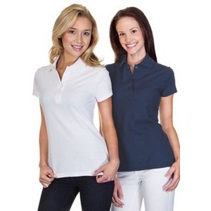 Ladies Cotton Pique Polo Shirt (Union Made)