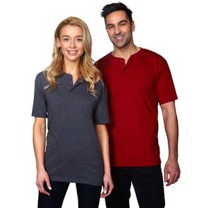 Henley Cotton Short Sleeve T-Shirt (Union Made)