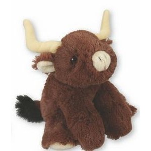 Tyson Jr Snuggle Ups Posable Longhorn Cow Stuffed Animal