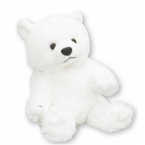 6" Polar Bear T-Shirt & Hoodie Stuffed Animal