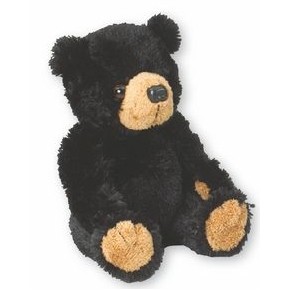 6" Black Bear T-Shirt & Hoodie Stuffed Animal