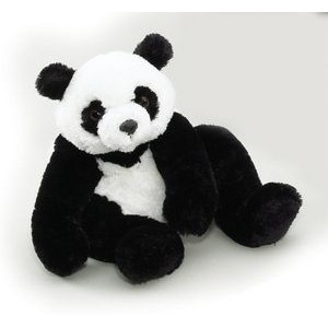 Mama Gansu Panda Bear Posable Stuffed Animal