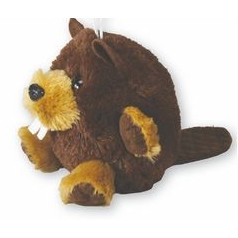 Benny-Beaver Cushy Critter Stuffed Animal