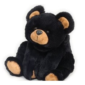 Smoky Jr Black Bear Posable Stuffed Animal
