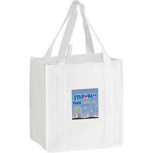 Heavy Duty Grocery Bag w/ Poly Board Insert & 4 Color Process (12