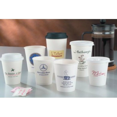 16 Oz. White Hot Paper Cup