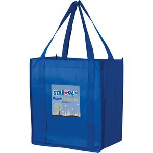 Non Woven Economy Buster Grocery Bag w/ 4 Color Process (12