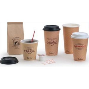 16 Oz. White Insulated Hot Paper Cup