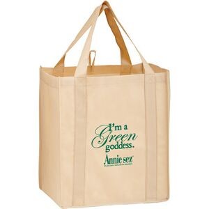 Heavy Duty Grocery Bag w/ Poly Board Insert & 1 Color Imprint (13